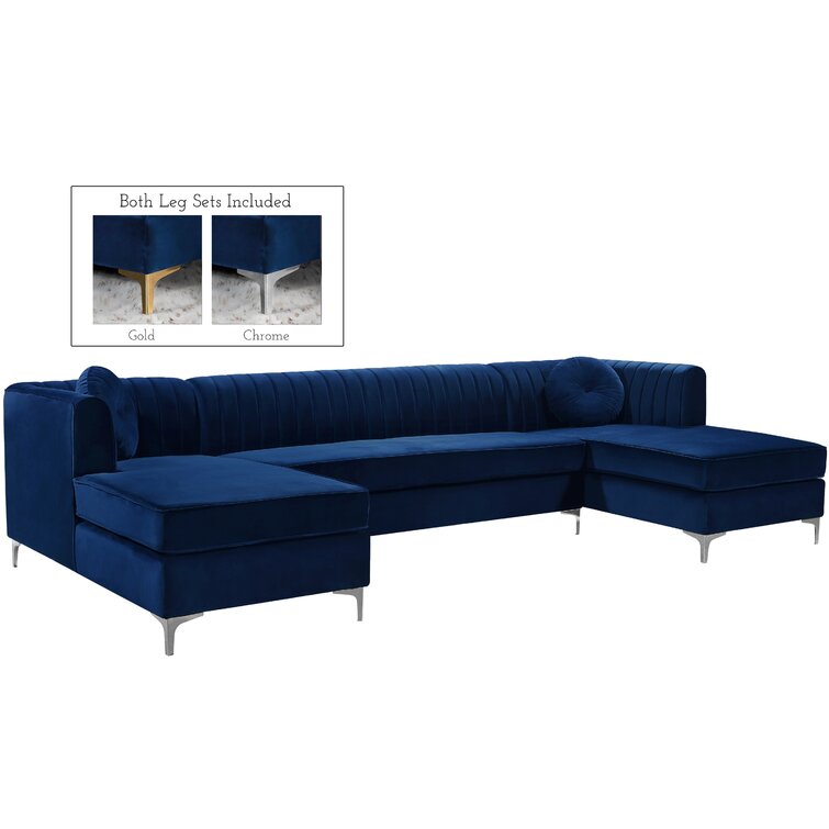 Willa Arlo Interiors Shingleton 3 - Piece Upholstered Sectional